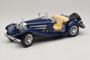 Mercedes 500K Ρόντστερ Μπλε Bburago 1:20 3070 Μέταλλο - εικόνα 2 από 8