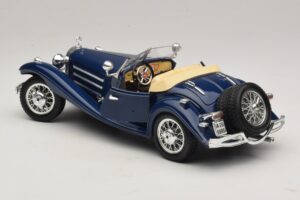 Mercedes 500K Ρόντστερ Μπλε Bburago 1:20 3070 Μέταλλο - εικόνα 5 από 8