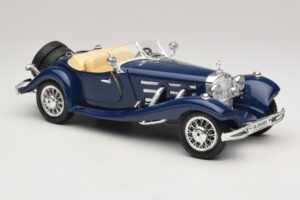 Mercedes 500K Ρόντστερ Μπλε Bburago 1:20 3070 Μέταλλο - εικόνα 6 από 8