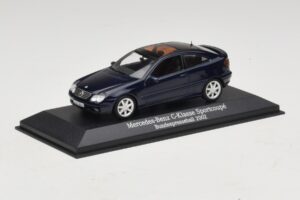 Mercedes C-Class Sportscoupe CL203 Blue Metallic Bundespressball Minichamps 1:43 MB010 Μέταλλο - εικόνα 2 από 5
