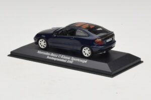 Mercedes C-Class Sportscoupe CL203 Blue Metallic Bundespressball Minichamps 1:43 MB010 Μέταλλο - εικόνα 3 από 5