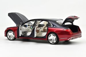 Mercedes Maybach S680 Z223 Nautical Blue & Patagonia Red Norev 1:18 183919 Μέταλλο - εικόνα 2 από 2