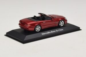 Mercedes SL R230 Κόκκινο Μεταλλικό Maxichamps 1:43 940037530 Μέταλλο - εικόνα 2 από 5