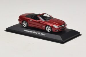Mercedes SL R230 Κόκκινο Μεταλλικό Maxichamps 1:43 940037530 Μέταλλο - εικόνα 3 από 5
