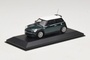 Mini Cooper One R50 Aero Green Με Λευκή Οροφή Minichamps 1:43 MINI011 Μέταλλο - εικόνα 2 από 5