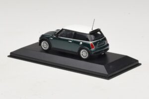 Mini Cooper One R50 Aero Green Με Λευκή Οροφή Minichamps 1:43 MINI011 Μέταλλο - εικόνα 3 από 5