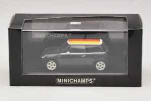 Mini Cooper One R50 Πράσινο Με Γερμανική Σημαία Minichamps 1:43 MINI033 Μέταλλο - εικόνα 5 από 5