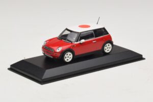 Mini Cooper One R50 Κόκκινο Με Ιαπωνική Σημαία Minichamps 1:43 MINI034 Μέταλλο - εικόνα 2 από 5