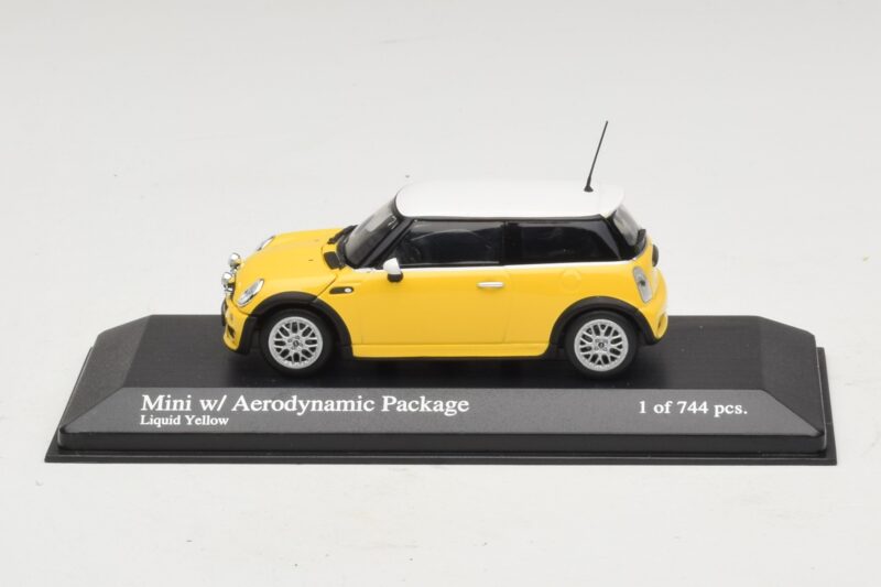 Mini Cooper One R50 με Πακέτο Aero Κίτρινο Minichamps 1:43 431138274 Μέταλλο