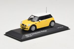 Mini Cooper One R50 με Πακέτο Aero Κίτρινο Minichamps 1:43 431138274 Μέταλλο - εικόνα 2 από 4