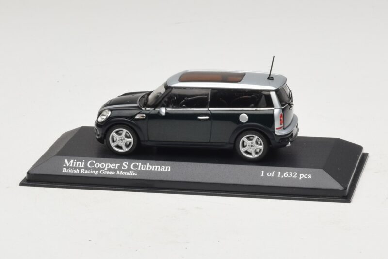 Mini Cooper S Clubman R55 Πράσινο Ασημί Minichamps 1:43 431138670 Μέταλλο