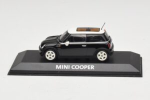Mini Cooper S R53 Μαύρο Με Πανοραμική Οροφή Minichamps 1:43 MINI022 Μέταλλο