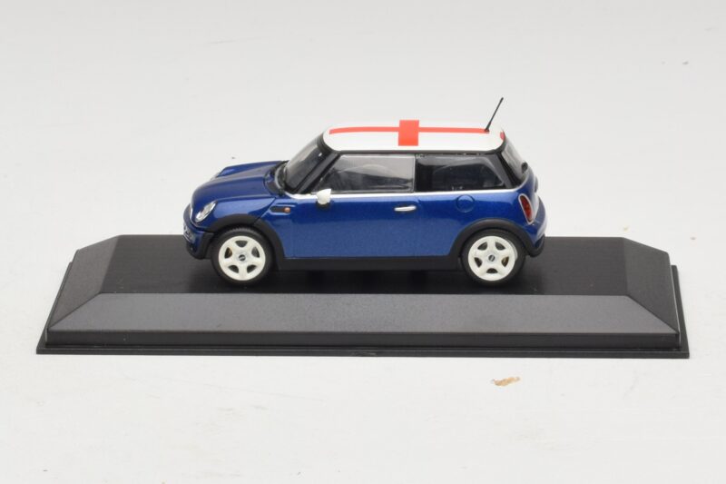 Mini Cooper S R53 Μπλε Με Αγγλική Σημαία Minichamps 1:43 MINI012 Μέταλλο