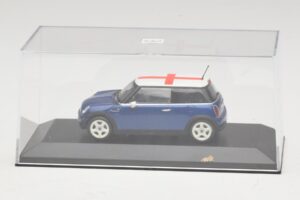 Mini Cooper S R53 Μπλε Με Αγγλική Σημαία Minichamps 1:43 MINI012 Μέταλλο - εικόνα 4 από 5