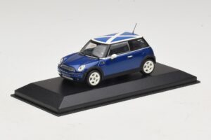 Mini Cooper S R53 Μπλε Με Σκωτσέζικη Σημαία Minichamps 1:43 MINI016 Μέταλλο - εικόνα 2 από 5