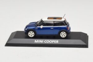 Mini Cooper S R53 Σκούρο Μπλε Με Πανοραμική Οροφή Minichamps 1:43 MINI021 Μέταλλο