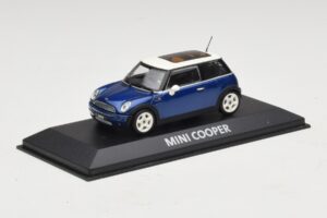 Mini Cooper S R53 Σκούρο Μπλε Με Πανοραμική Οροφή Minichamps 1:43 MINI021 Μέταλλο - εικόνα 2 από 4