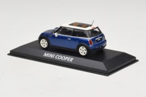 Mini Cooper S R53 Σκούρο Μπλε Με Πανοραμική Οροφή Minichamps 1:43 MINI021 Μέταλλο - εικόνα 3 από 4