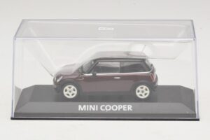 Mini Cooper S R53 Σκούρο Κόκκινο Με Μαύρη Οροφή Minichamps 1:43 MINI028 Μέταλλο - εικόνα 4 από 5