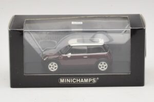Mini Cooper S R53 Σκούρο Κόκκινο Με Πανοραμική Οροφή Minichamps 1:43 MINI019 Μέταλλο - εικόνα 4 από 4