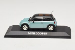 Mini Cooper S R53 Ανοιχτό Μπλε Μεταλλικό Με Μαύρη Οροφή Minichamps 1:43 MINI030 Μέταλλο