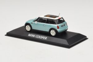 Mini Cooper S R53 Ανοιχτό Μπλε Μεταλλικό Με Πανοραμική Οροφή Minichamps 1:43 MINI018 Μέταλλο - εικόνα 3 από 4