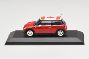 Mini Cooper S R53 Κόκκινο Με Καναδική Σημαία Minichamps 1:43 MINI017 Μέταλλο