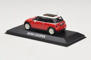 Mini Cooper S R53 Κόκκινο Με Πανοραμική Οροφή Minichamps 1:43 MINI024 Μέταλλο - εικόνα 3 από 5