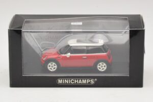 Mini Cooper S R53 Κόκκινο Με Πανοραμική Οροφή Minichamps 1:43 MINI024 Μέταλλο - εικόνα 5 από 5