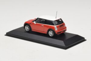 Mini Cooper S R53 Κόκκινο Με Λευκή Οροφή Minichamps 1:43 MINI025 Μέταλλο - εικόνα 3 από 5