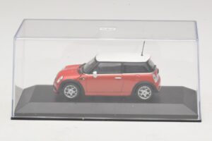 Mini Cooper S R53 Κόκκινο Με Λευκή Οροφή Minichamps 1:43 MINI025 Μέταλλο - εικόνα 4 από 5