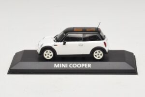 Mini Cooper S R53 Λευκό Με Μαύρη Οροφή Minichamps 1:43 MINI027 Μέταλλο