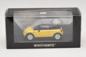 Mini Cooper S R53 Κίτρινο Με Μαύρη Οροφή Minichamps 1:43 MINI031 Μέταλλο - εικόνα 4 από 4