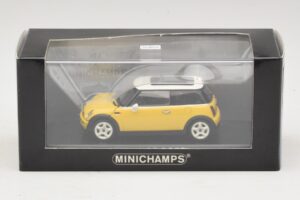 Mini Cooper S R53 Κίτρινο Με Κίτρινη Πανοραμική Οροφή Minichamps 1:43 MINI029 Μέταλλο - εικόνα 4 από 4