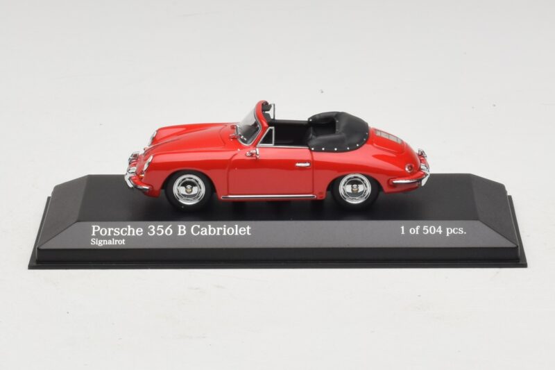 Porsche 356 B Καμπριολέ Κόκκινο Minichamps 1:43 400064331 Μέταλλο