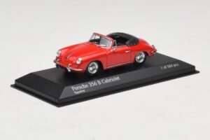 Porsche 356 B Καμπριολέ Κόκκινο Minichamps 1:43 400064331 Μέταλλο - εικόνα 2 από 5