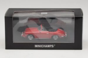 Porsche 356 B Καμπριολέ Κόκκινο Minichamps 1:43 400064331 Μέταλλο - εικόνα 5 από 5