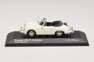 Porsche 356C Καμπριολέ Polizei Dusseldorf Minichamps 1:43 430062391 Μέταλλο