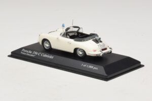 Porsche 356C Καμπριολέ Polizei Dusseldorf Minichamps 1:43 430062391 Μέταλλο - εικόνα 3 από 5