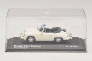Porsche 356C Καμπριολέ Polizei Dusseldorf Minichamps 1:43 430062391 Μέταλλο - εικόνα 4 από 5