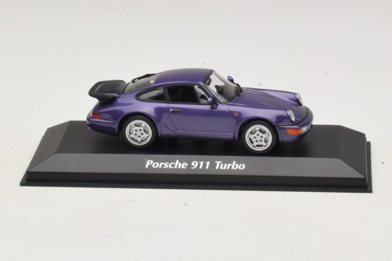 Porsche 911 964 Turbo Μωβ Μεταλλικό Maxichamps 1:43 940069100 Μέταλλο
