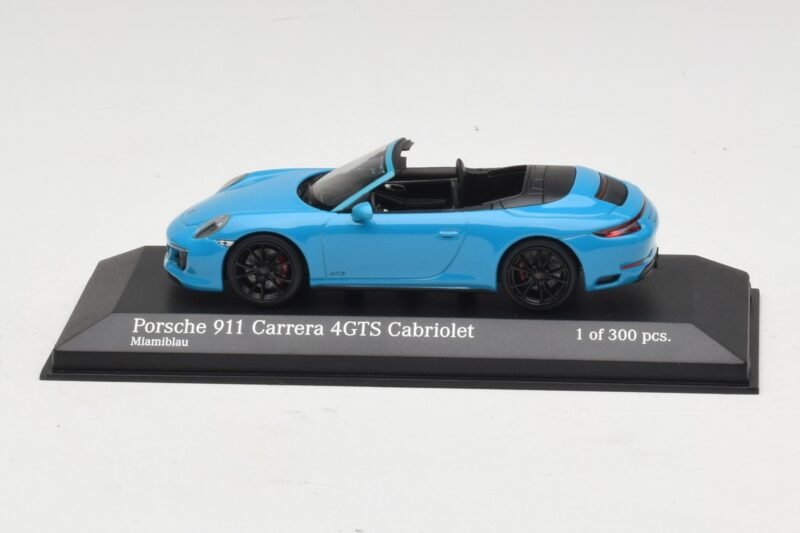 Porsche 911 991.1 Carrera 4 GTS Καμπριολέ Μπλε Minichamps 1:43 410067332 Μέταλλο