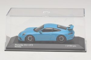 Porsche 911 991.1 GT3 Μπλε Minichamps 1:43 410066022 Μέταλλο - εικόνα 4 από 5