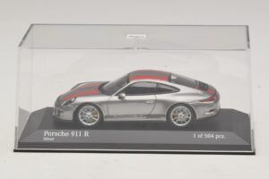 Porsche 911 991.1 R Ασημί Με Πορτοκαλί Ρίγες Minichamps 1:43 410066222 Μέταλλο - εικόνα 4 από 5