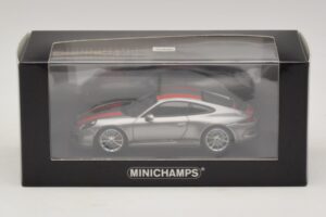 Porsche 911 991.1 R Ασημί Με Πορτοκαλί Ρίγες Minichamps 1:43 410066222 Μέταλλο - εικόνα 5 από 5