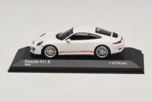 Porsche 911 991.1 R Λευκό Minichamps 1:43 410066221 Μέταλλο