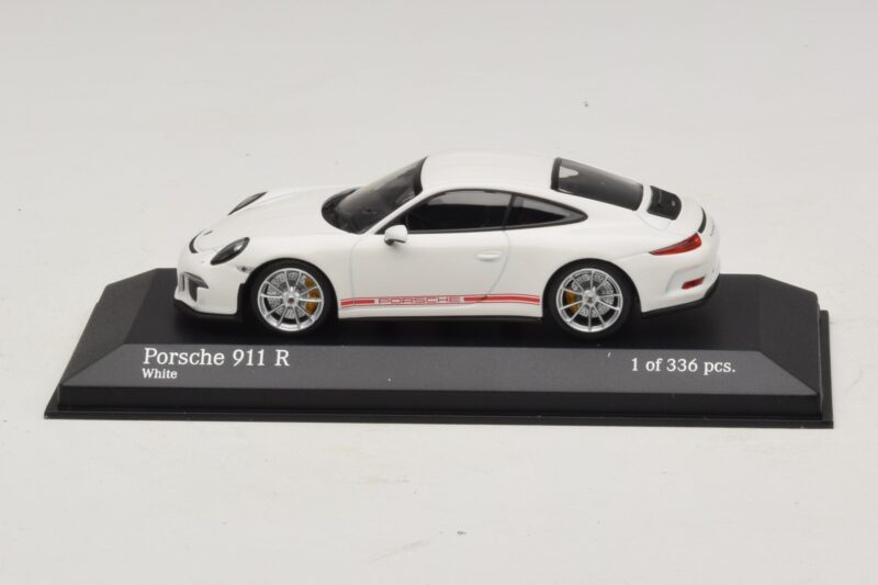 Porsche 911 991.1 R Λευκό Minichamps 1:43 410066221 Μέταλλο