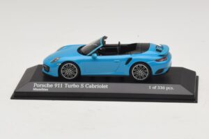 Porsche 911 991.1 Turbo S Καμπριολέ Μπλε Minichamps 1:43 410067182 Μέταλλο