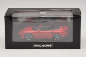 Porsche 911 991.1 Turbo S Καμπριολέ Κόκκινο Minichamps 1:43 410067180 Μέταλλο - εικόνα 5 από 5