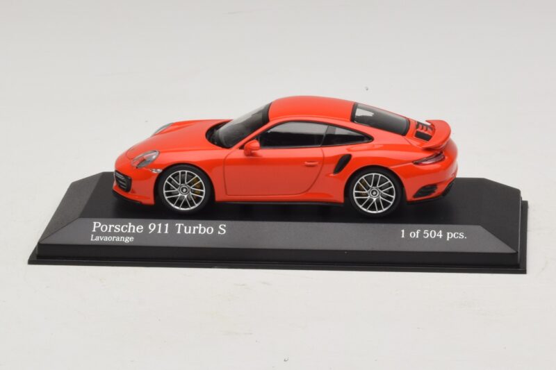 Porsche 911 991.1 Turbo S Πορτοκαλί Minichamps 1:43 410067171 Μέταλλο